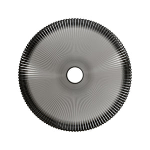 Sonny 14'' Bathroom Round Crystal Glass Sink without Faucet