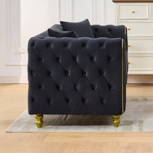 Modern Velvet Loveseat Sofa