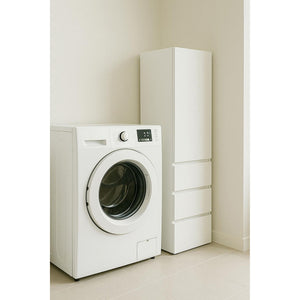 Elise - Modular Closet System With Mirror, Customizable Storage Solution - White
