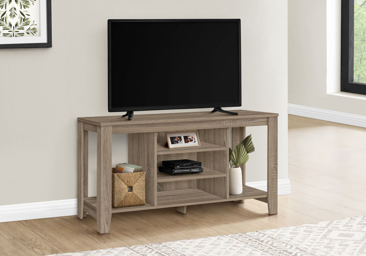 TV Stand, Console, Media Entertainment Center, Versatile Storage Shelves - Best Buy Furniture