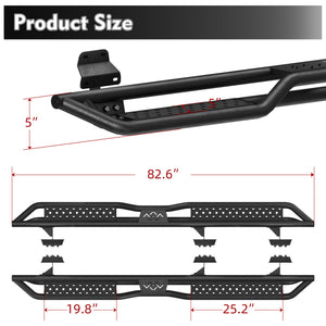 6" Running Boards Side Steps For 2015-2026 Ford F-150 Super Crew Cab