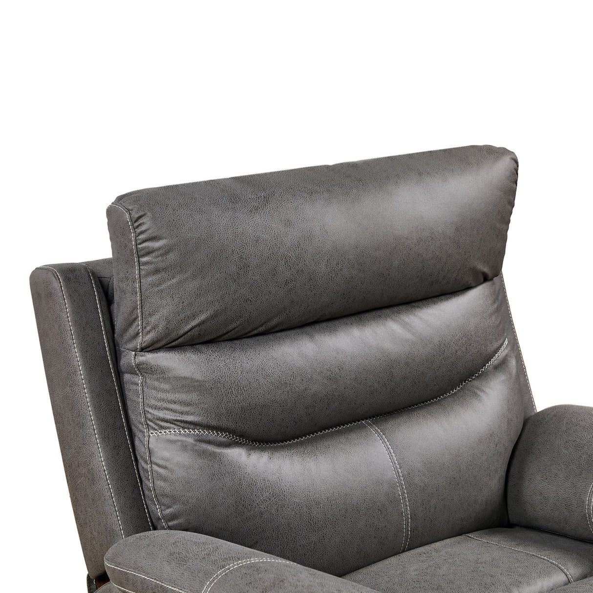 Liyasi - Dual Okin Motor Rocking And 240° Swivel Single Sofa Seat Recliner Chair Infinite Position, Head Rest With Power Function