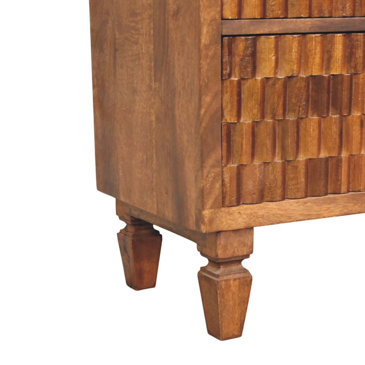 Solid Wood Cadiz Carved Chest