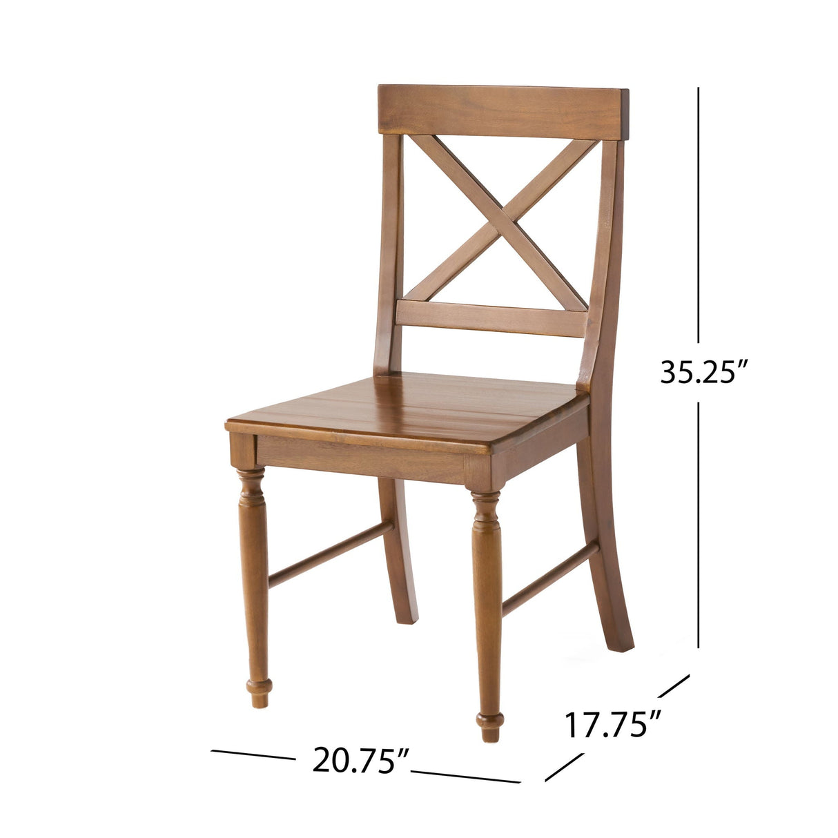 Dining Chair With X Shaped Back (Set of 2) - Best Buy Furniture