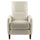 Upholstered Push Recliner Chair With Rubber Wood Legs For Living Room - Best Buy Furniture