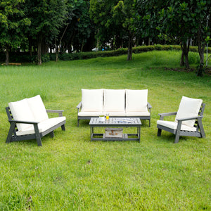 HIPS 3 Seater Outdoor Garden Sofa with Cushion