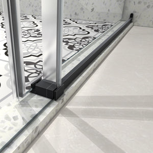 6063 Matte Tempered Glass Shower Door