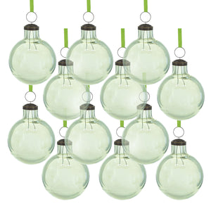 3" x 3" x 4" Long Neck Ball Ornaments