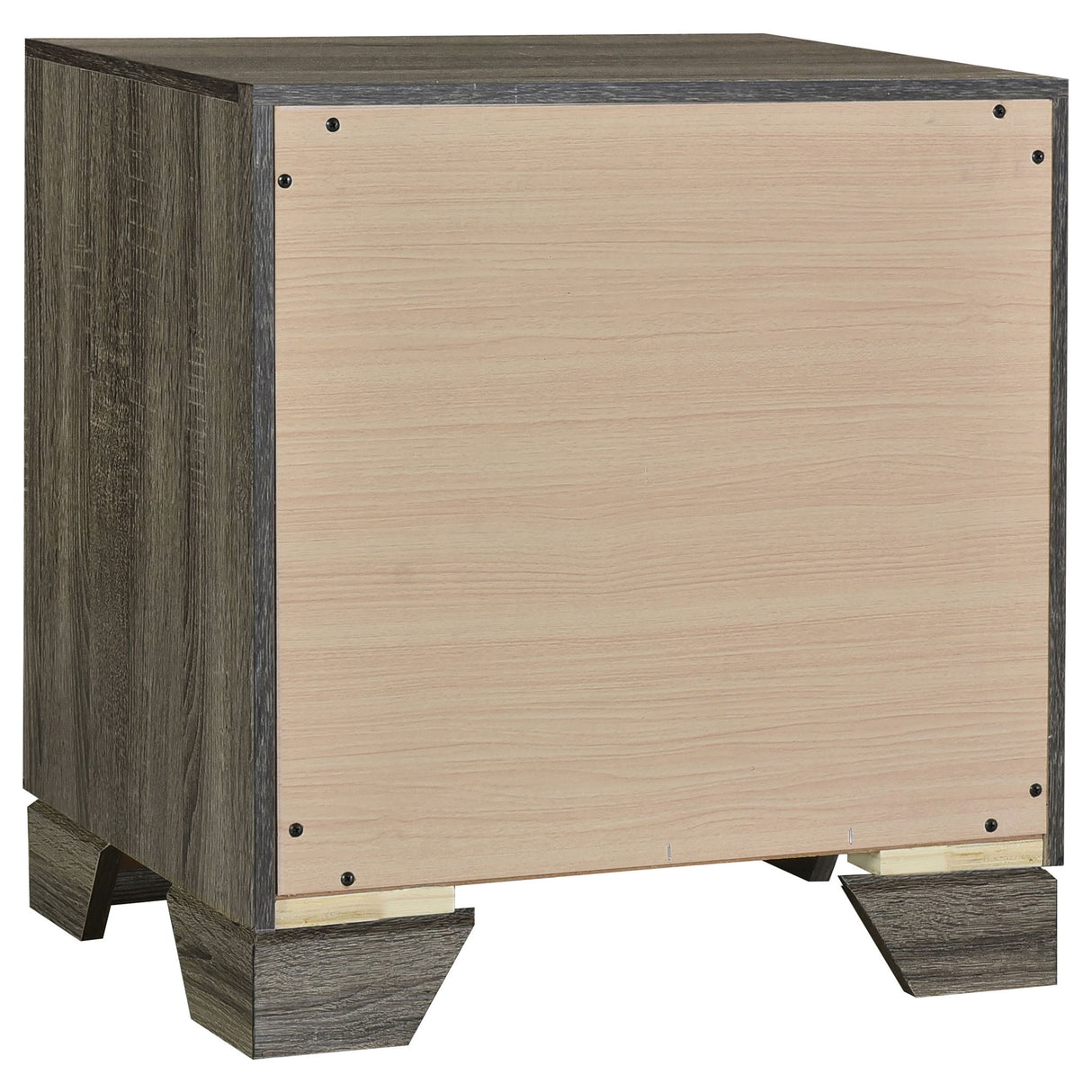 Funston - 2 Drawer Nightstand - Brown Oak