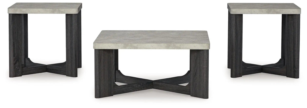 Sharstorm - Occasional Table Set (Set of 3) - Two-tone Gray - Best Buy Furniture