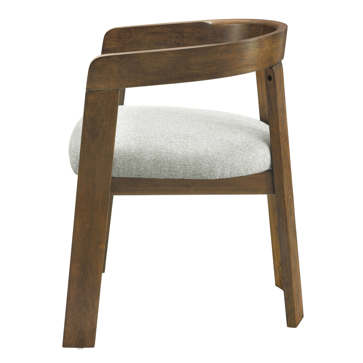 Modern Barrel Dining Chairs (Set of 2)