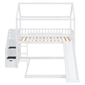House Bunk Bed With Slide
