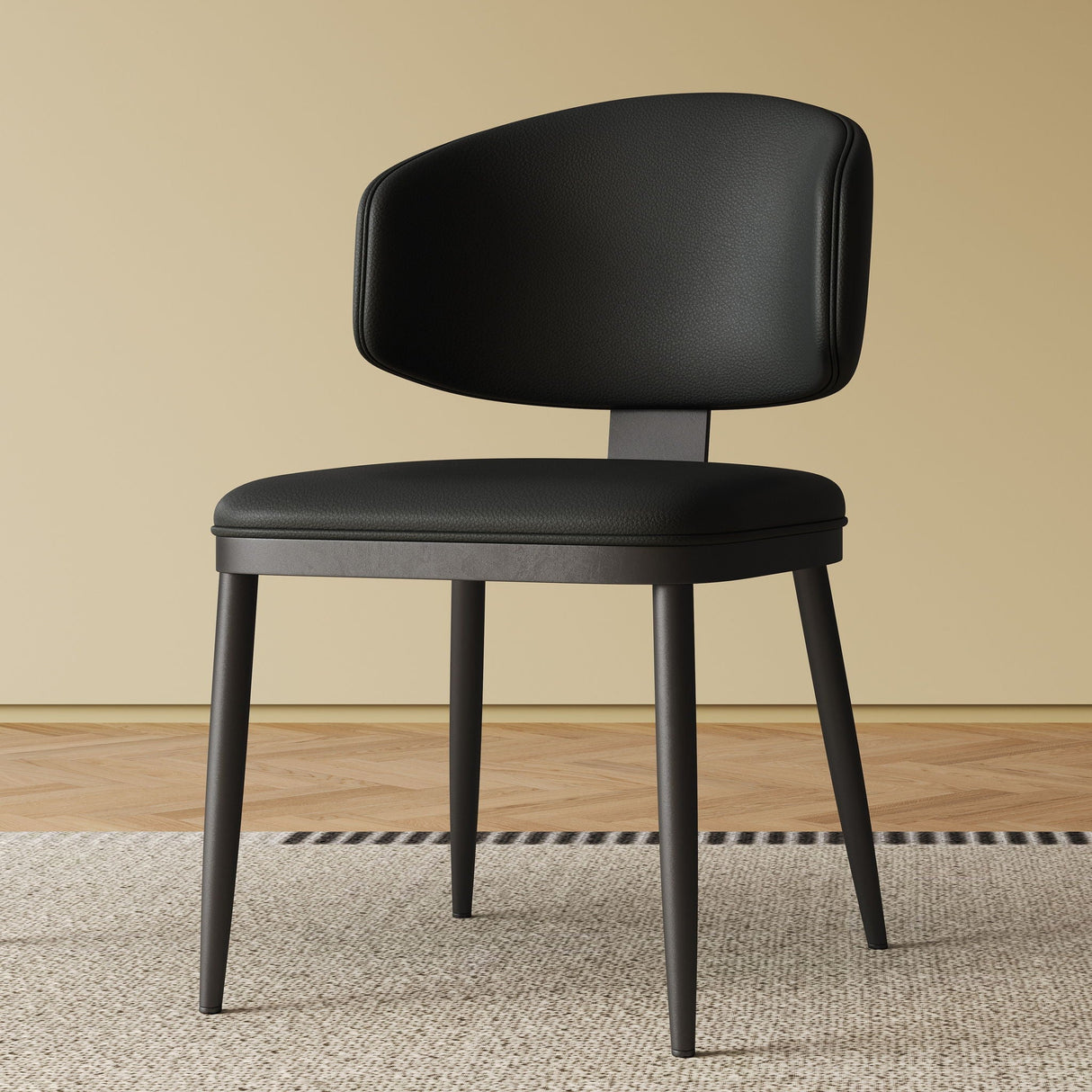 Modern Rectangular Dining Table For 6 With Chairs