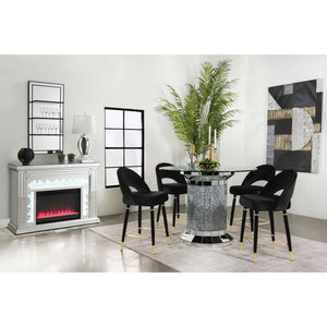 Open Back Counter Height Stools (Set of 2)