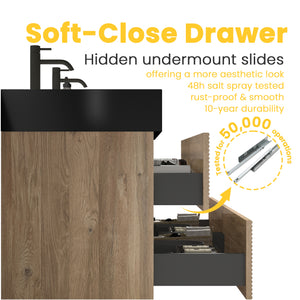 Grace 48'' (24inch*2) Rough Bathroom Vanity