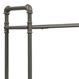 Itzel - Antique Bookshelf - Gray / Oak - Best Buy Furniture