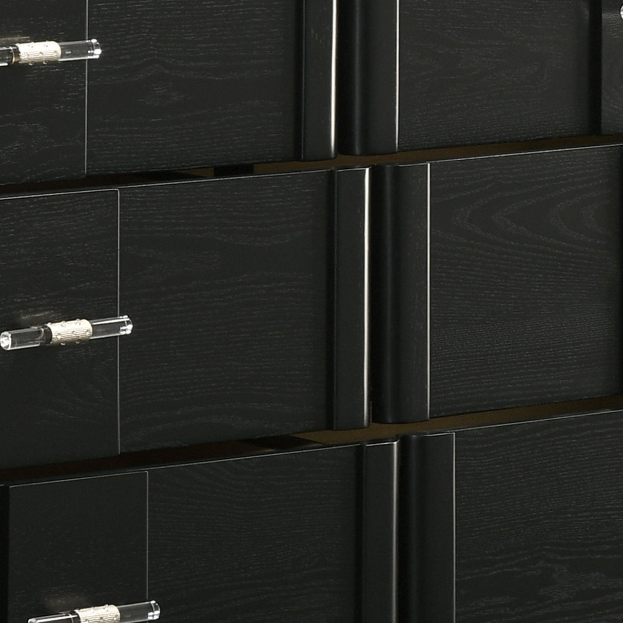 Opel - 6 Drawer Dresser - Black