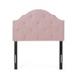 Flanner - Contemporary Fabric Upholstered Twin Headboard - Blush - Best Buy Furniture