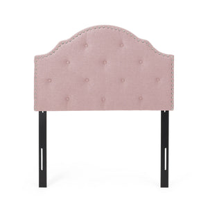 Flanner - Contemporary Fabric Upholstered Twin Headboard - Blush - Best Buy Furniture