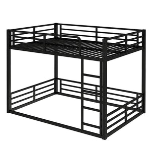 Metal Bunk Bed, Full XL Over Full XL Frame