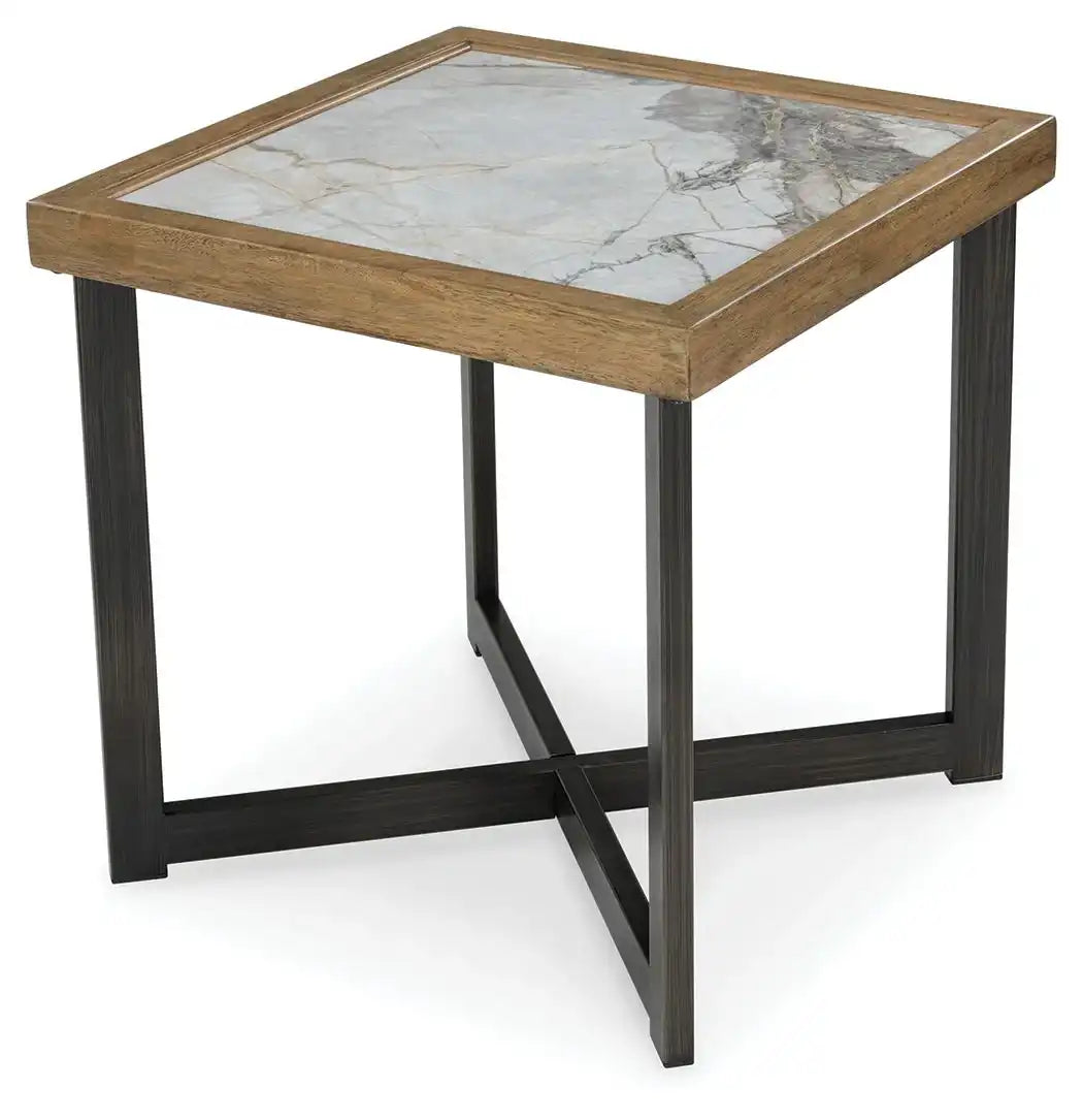 Montia - Square End Table - Multi - Best Buy Furniture