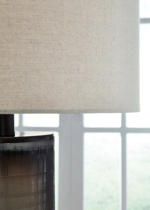 Dingerly - Glass Table Lamp - Brown - Best Buy Furniture