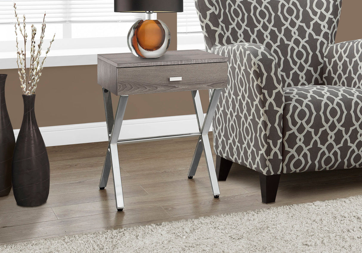 Accent Side X Table, Storage Drawer, Contemporary & Modern - Best Buy Furniture