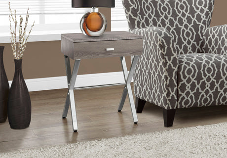 Accent Side X Table, Storage Drawer, Contemporary & Modern - Best Buy Furniture
