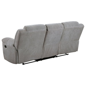 Sebring - 2 Piece Upholstered Reclining Sofa Set With Manual Recline - Gray