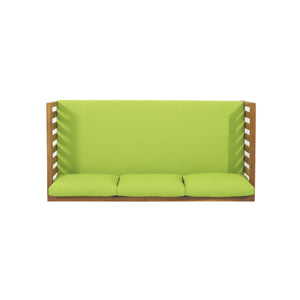 Claremont - 3 Seater Daybed Teak Acacia Wood Water Resistant Cushions