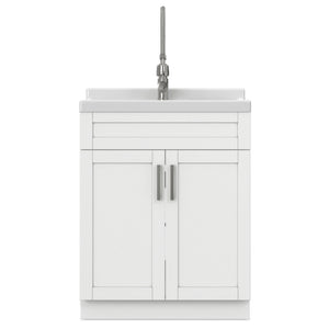 Hennessy - Deluxe Laundry Utility Sink And Cabinet