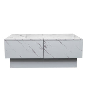 Coffee Table with Sliding Tabletop and Hidden Storage