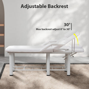 Professional Beauty Bed with Removable Headrest