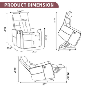 Comfortmax Single Motor Lift Recliner Chair