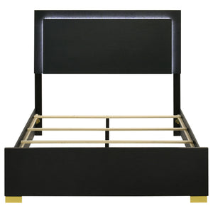 Jeremiah - LED Panel Bed With Touch Controlled Lighting