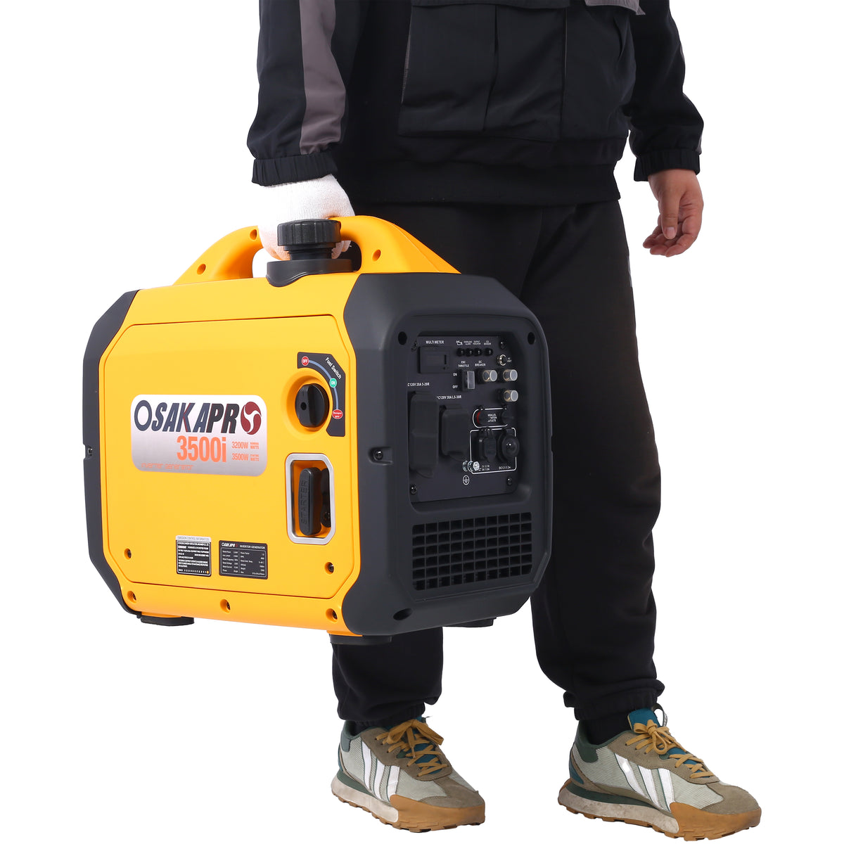 3500 Watt Portable Inverter Generator with Aluminium Housing - Default Title