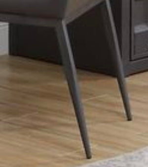 Cargo - Synthetic Leather Chair - Gunmetal - Best Buy Furniture