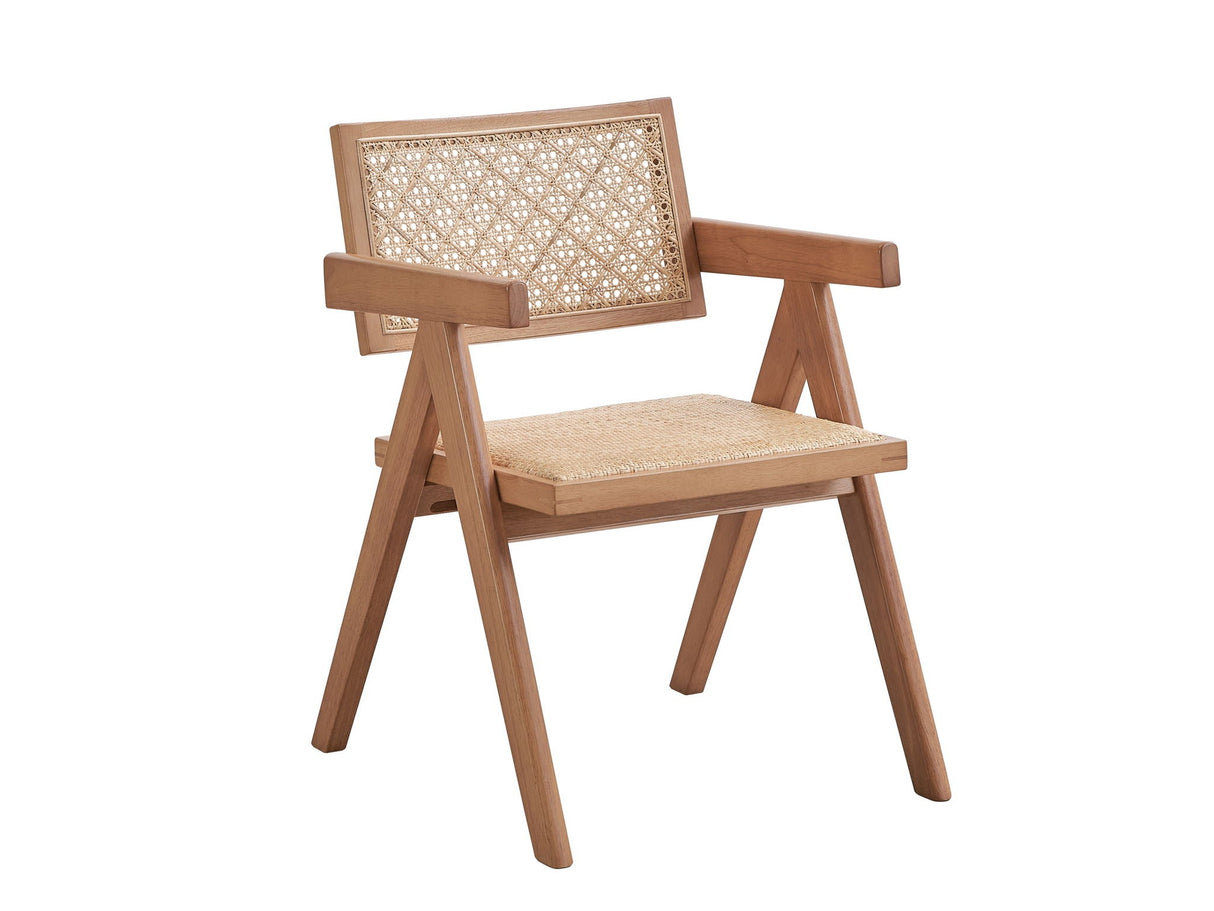 Velentina - Rattan Arm Chair (Set of 2) - Natural - Best Buy Furniture