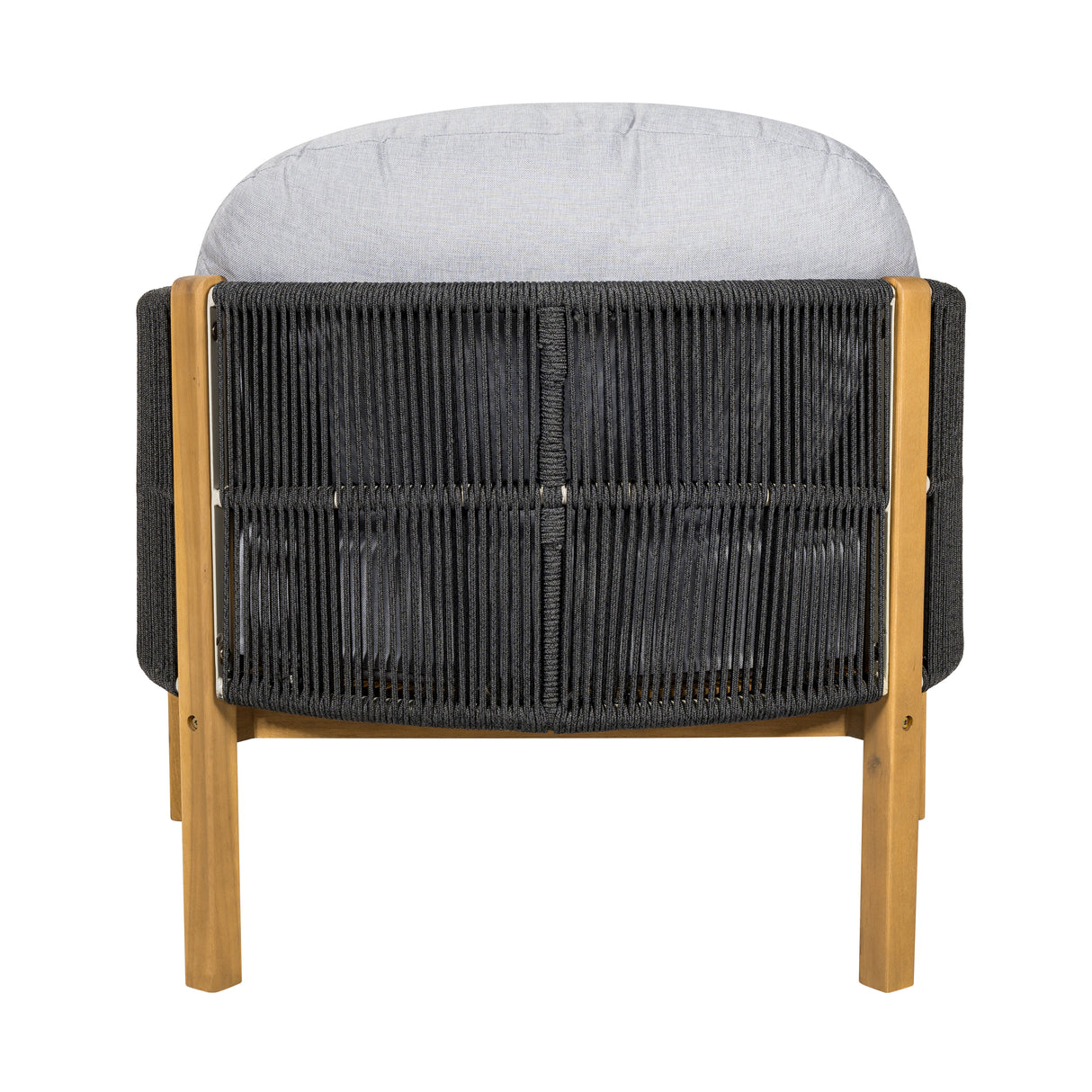 Grotta Outdoor Wood Club Chair