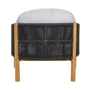 Grotta Outdoor Wood Club Chair