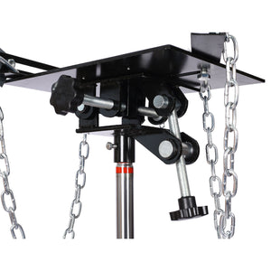 Hydraulic 2 Stage Transmission Jack, Swivel - Red