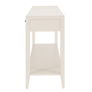 U Style 60" Painted Console Table with 3 Drawers