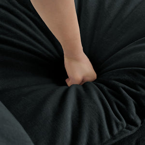 Chenille Fabric Ottomans Footrest to Combine with Sofas