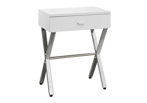 Accent Side X Table, Storage Drawer, Contemporary & Modern - Best Buy Furniture