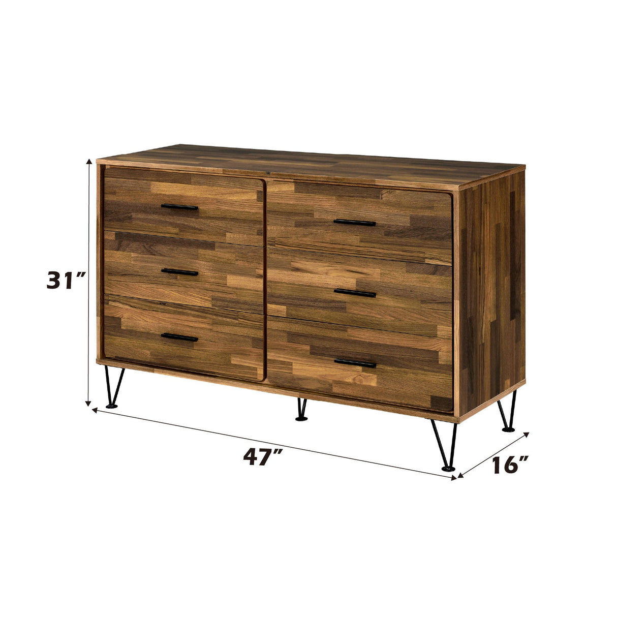 Hestia - Dresser - Walnut - Best Buy Furniture