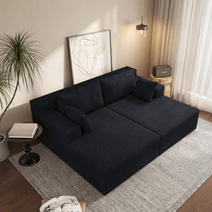 Cloud Sectional Couch with Shape Chaise
