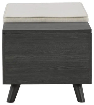 Yarlow - Storage Bench - Dark Gray - Best Buy Furniture