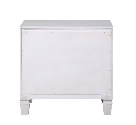 Katia - Weathered Night Stand - Gray / White - Best Buy Furniture