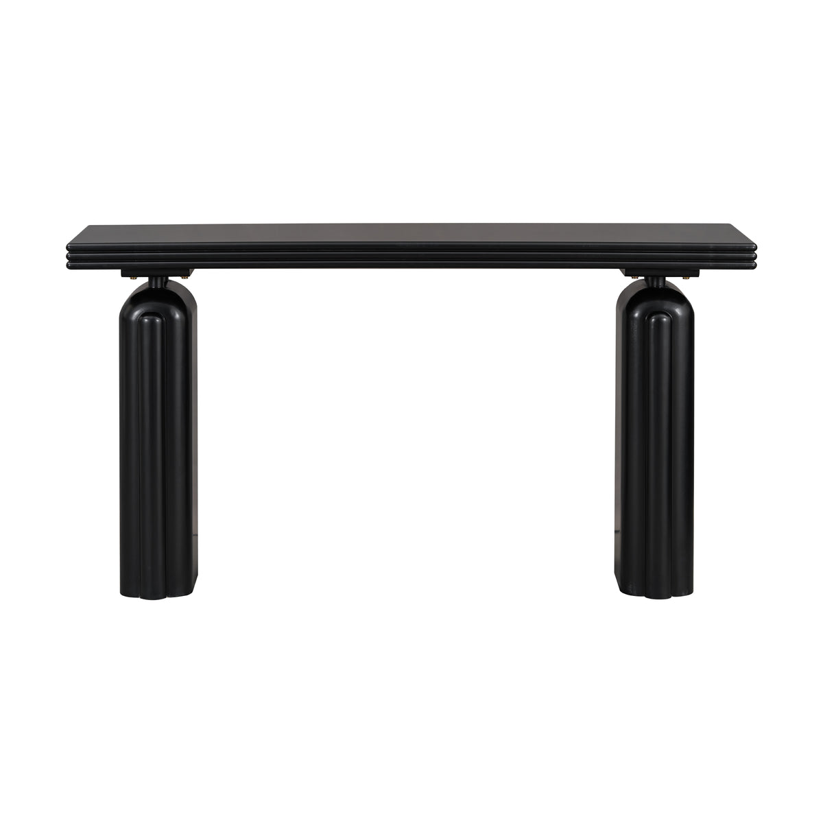 U_STYLE Chic Acacia Veneer Console Table