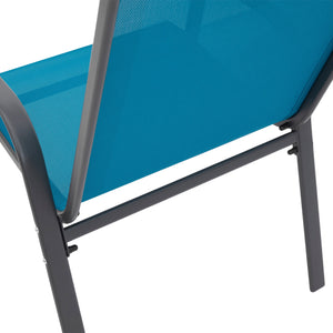 6-Piece Patio Chairs Set with High Backrest and Armrests